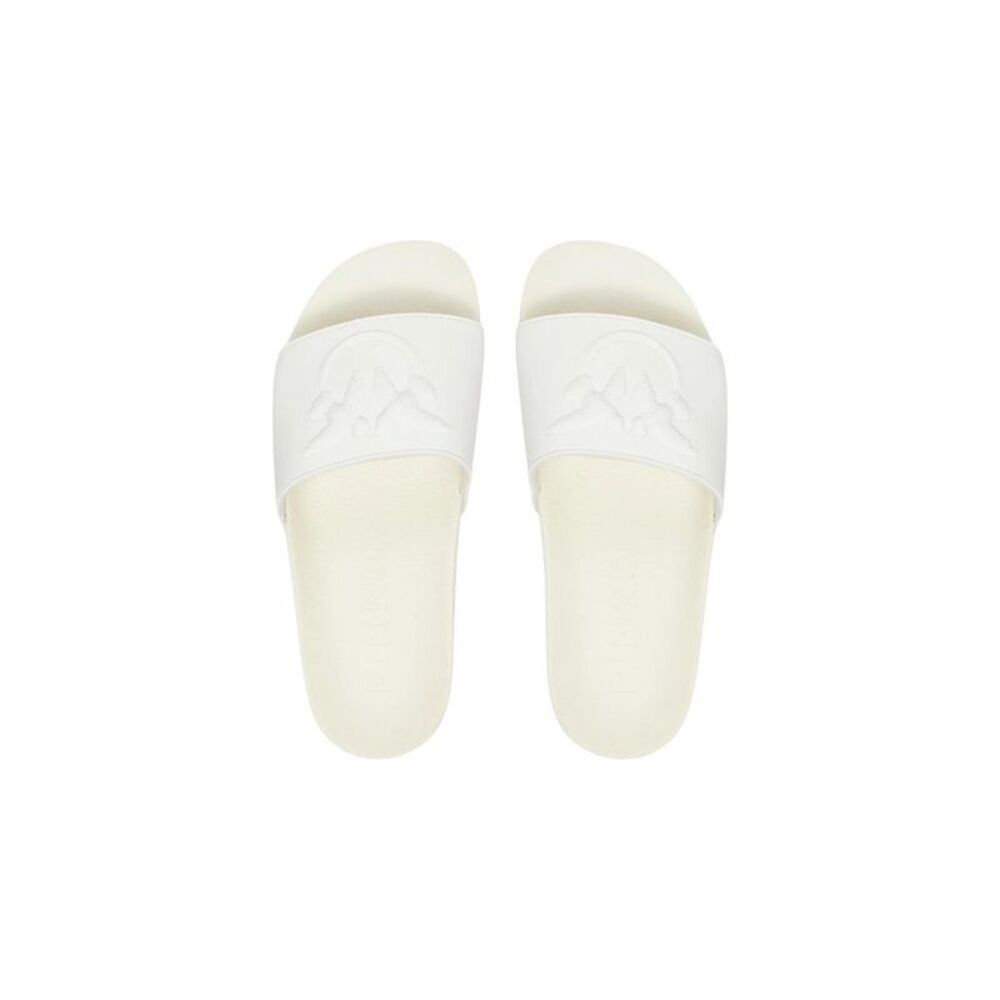 PINKO White Pvc Women's Slippers